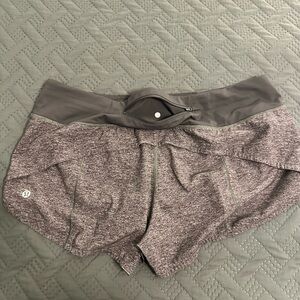 lululemon athletica  Speed Up Gray Shorts